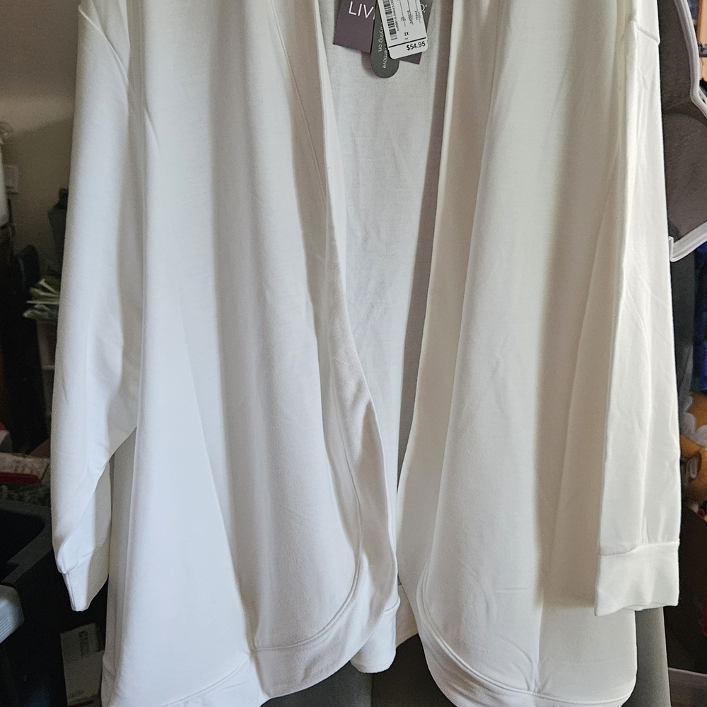 CJ Banks White Sweatshirt